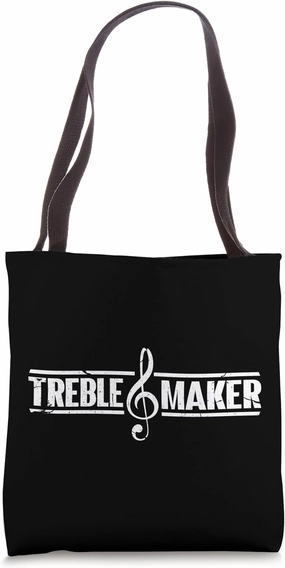 Treble Maker Funny Keyboard Pianist Musician Piano Music Tote Bag