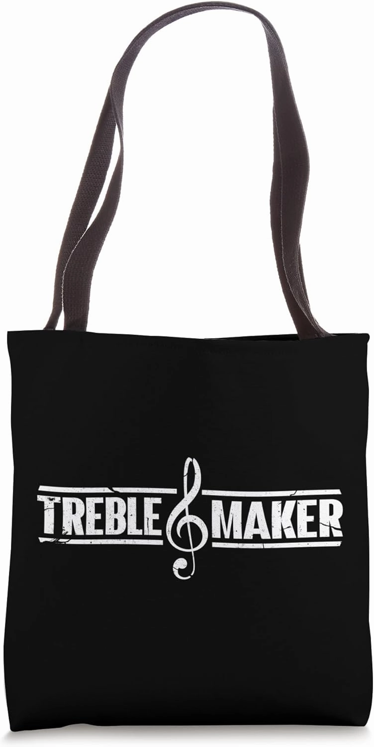 Treble Maker Funny Keyboard Pianist Musician Piano Music Tote Bag