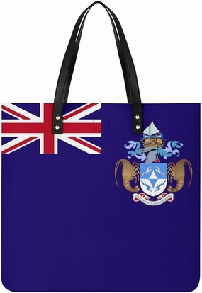 Trendy Cook Lslands Flag Women's Shoulder Bag Stylish Tote Handbag for Work and Travel Use