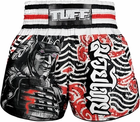 Tuff Sport Muay Thai Boxing Shorts Retro Styles Classic Slim Cut MMA Kickboxing Workout Set Clothing Training