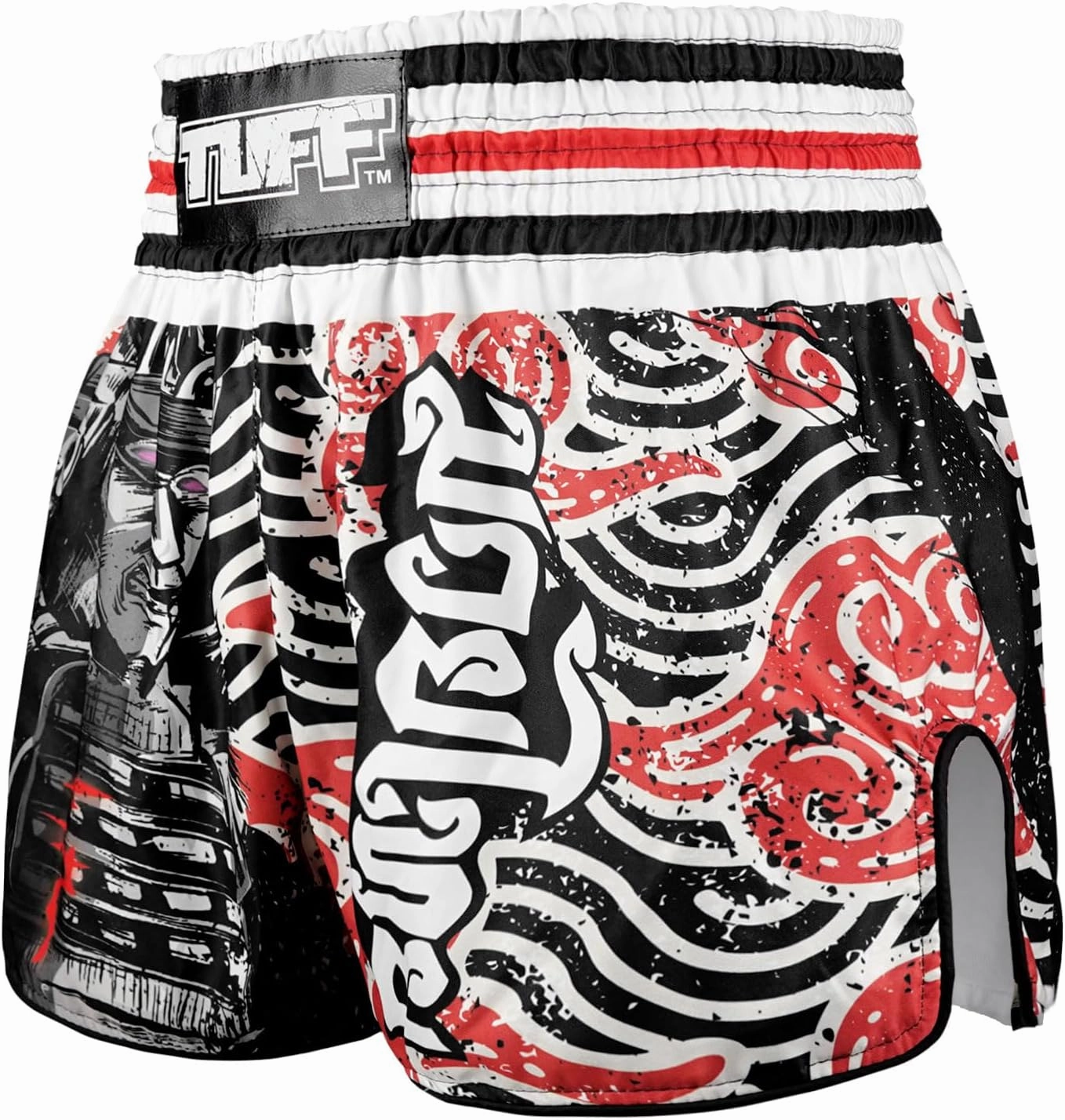 Tuff Sport Muay Thai Boxing Shorts Retro Styles Classic Slim Cut MMA Kickboxing Workout Set Clothing Training