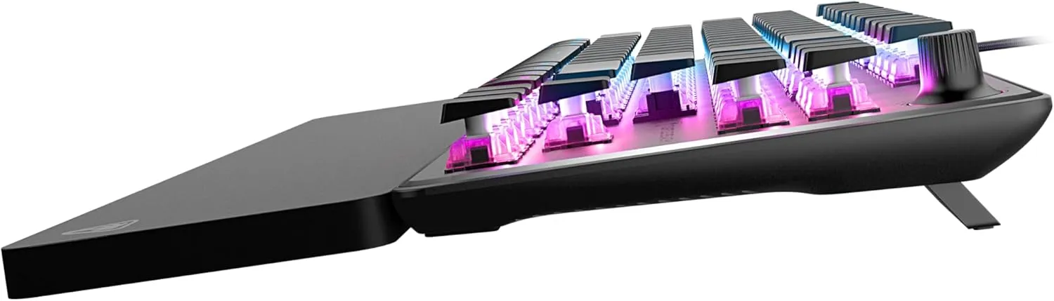 Turtle Beach Vulcan II TKL Pro Magnetic Mechanical RGB Gaming Keyboard – Analog Hall-Effect Switches, Adjustable Actuation, Rapid Trigger, Swappable Keycaps, Tenkeyless Design, Anti-Ghosting – Black
