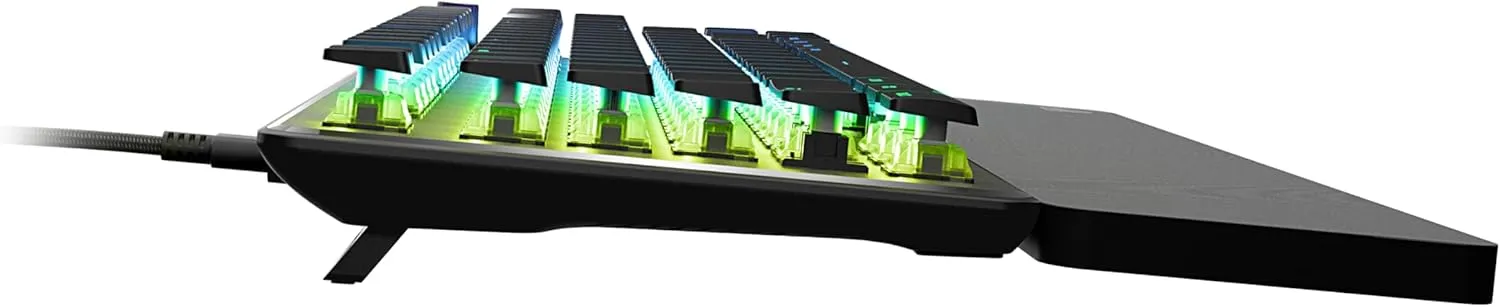 Turtle Beach Vulcan II TKL Pro Magnetic Mechanical RGB Gaming Keyboard – Analog Hall-Effect Switches, Adjustable Actuation, Rapid Trigger, Swappable Keycaps, Tenkeyless Design, Anti-Ghosting – Black
