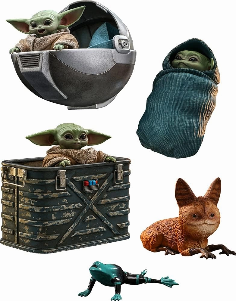 TV Masterpiece Mandalorian Grogoo & Accessory Set 1/6 Scale Figure Green (HT908288)