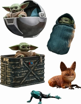 TV Masterpiece Mandalorian Grogoo & Accessory Set 1/6 Scale Figure Green (HT908288)