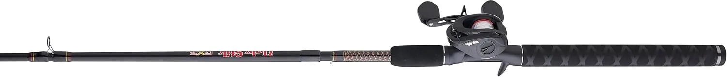 Ugly Stik GX2 Low Profile Baitcast Reel and Fishing Rod Combo