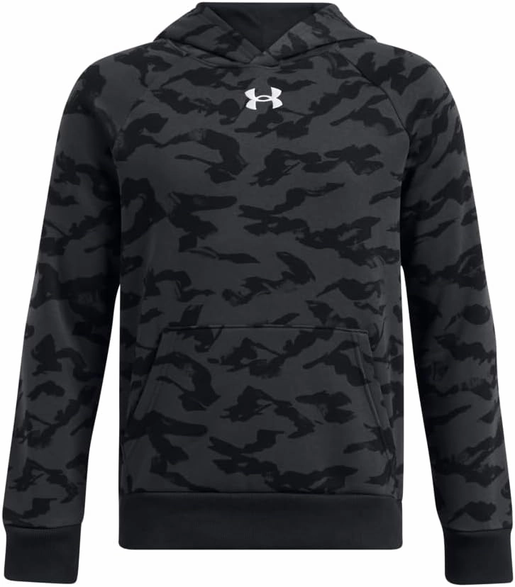Under Armour Boys' Rival Fleece Printed Hoodie