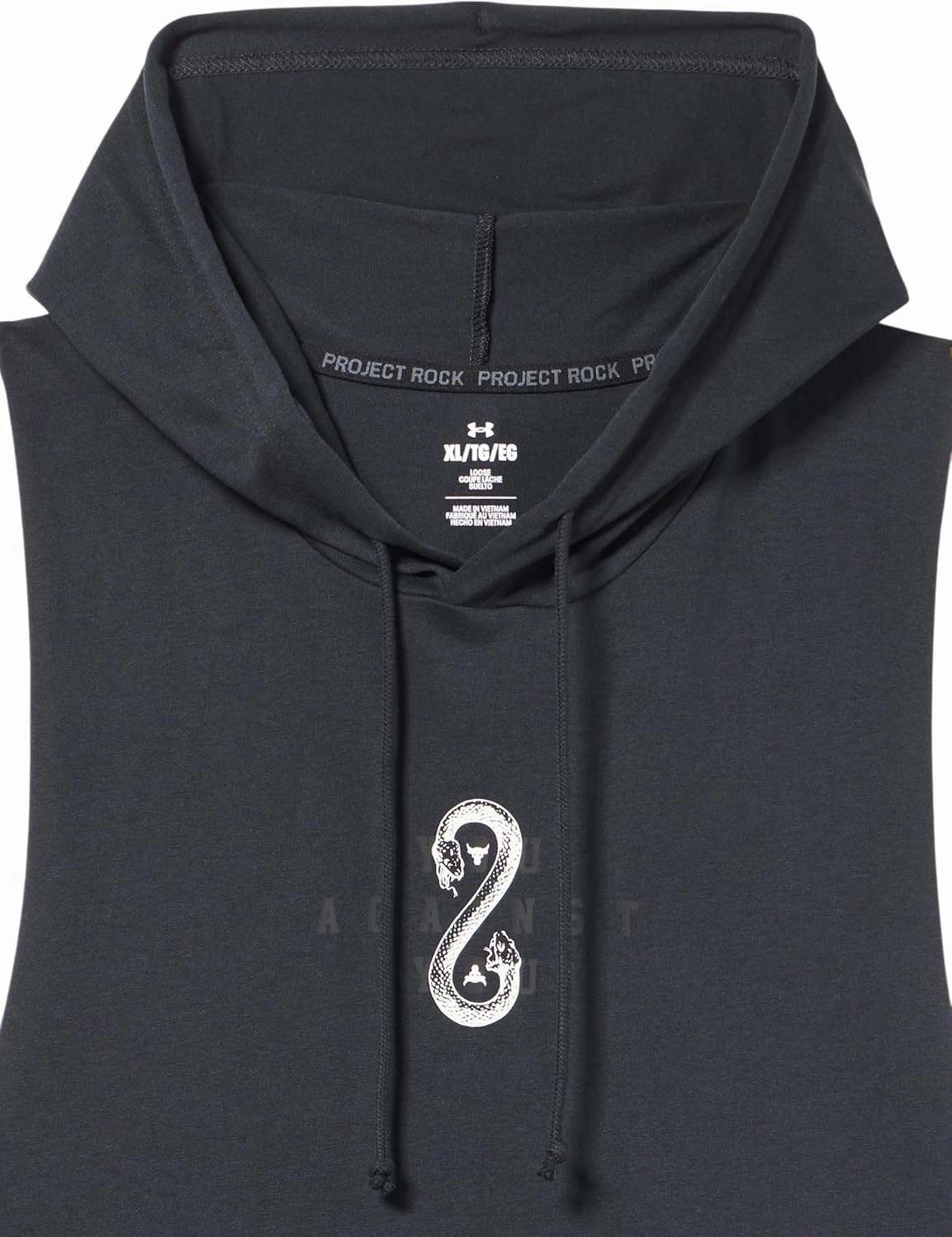 Under Armour Men's Project Rock Snake Sleeveless Hoodie