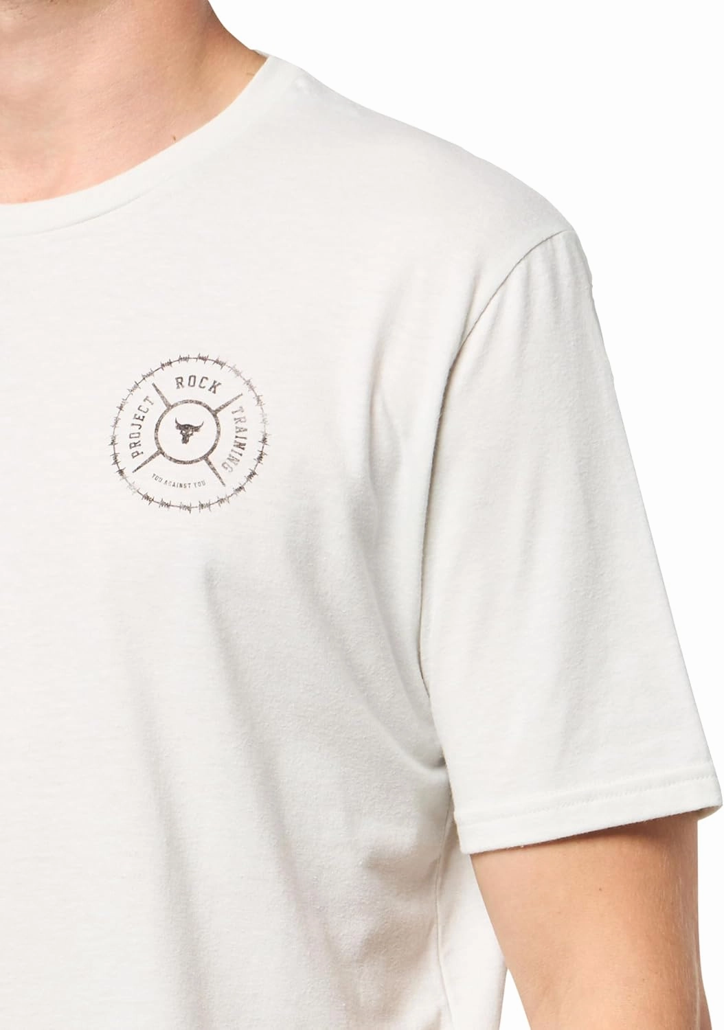Under Armour Men's Project Rock Wire Short Sleeve T Shirt