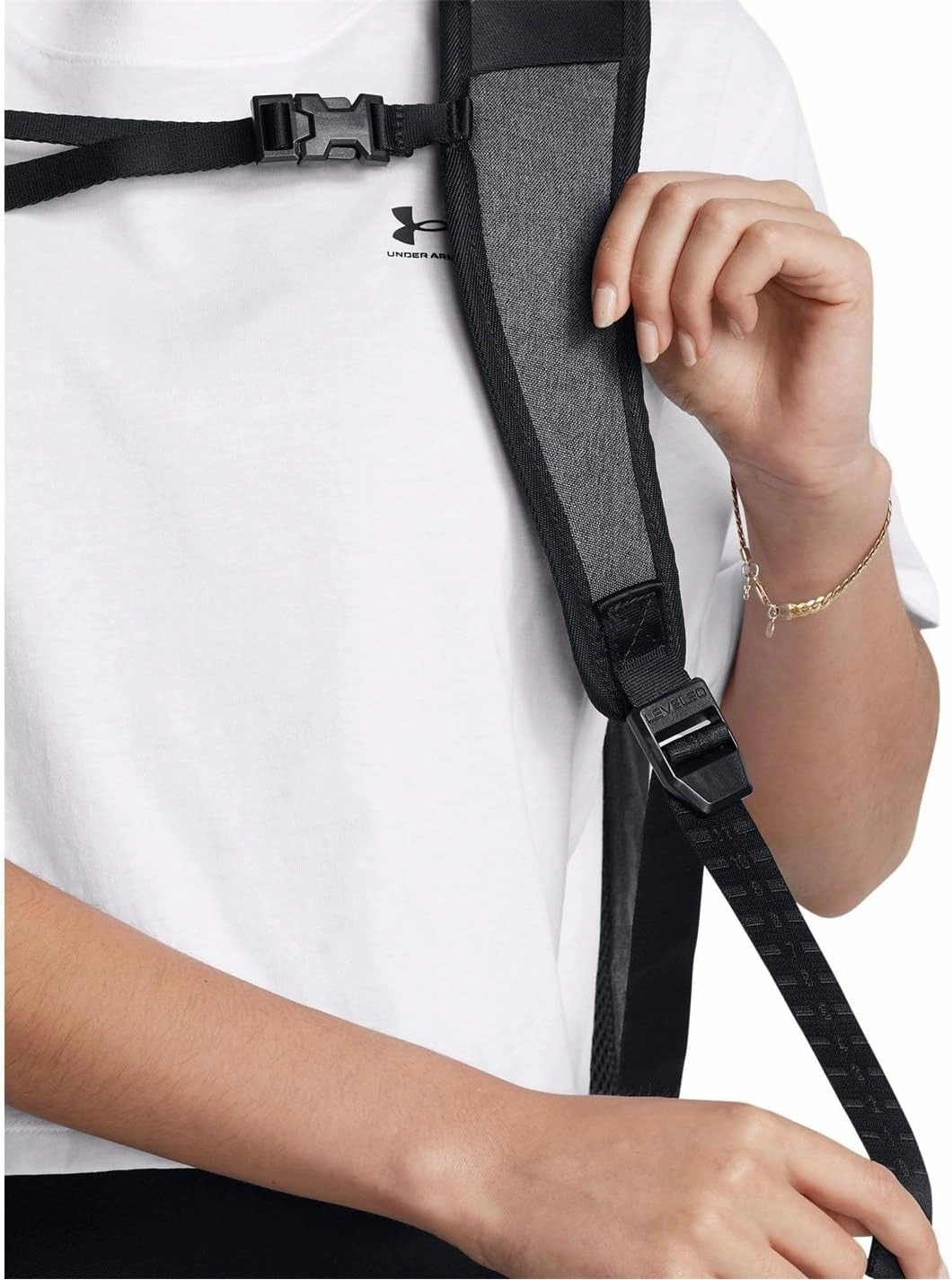 Under Armour Unisex, Hustle 6.0 Pro Backpack (003) Black Full Heather/Black/Black One Size Fits Most