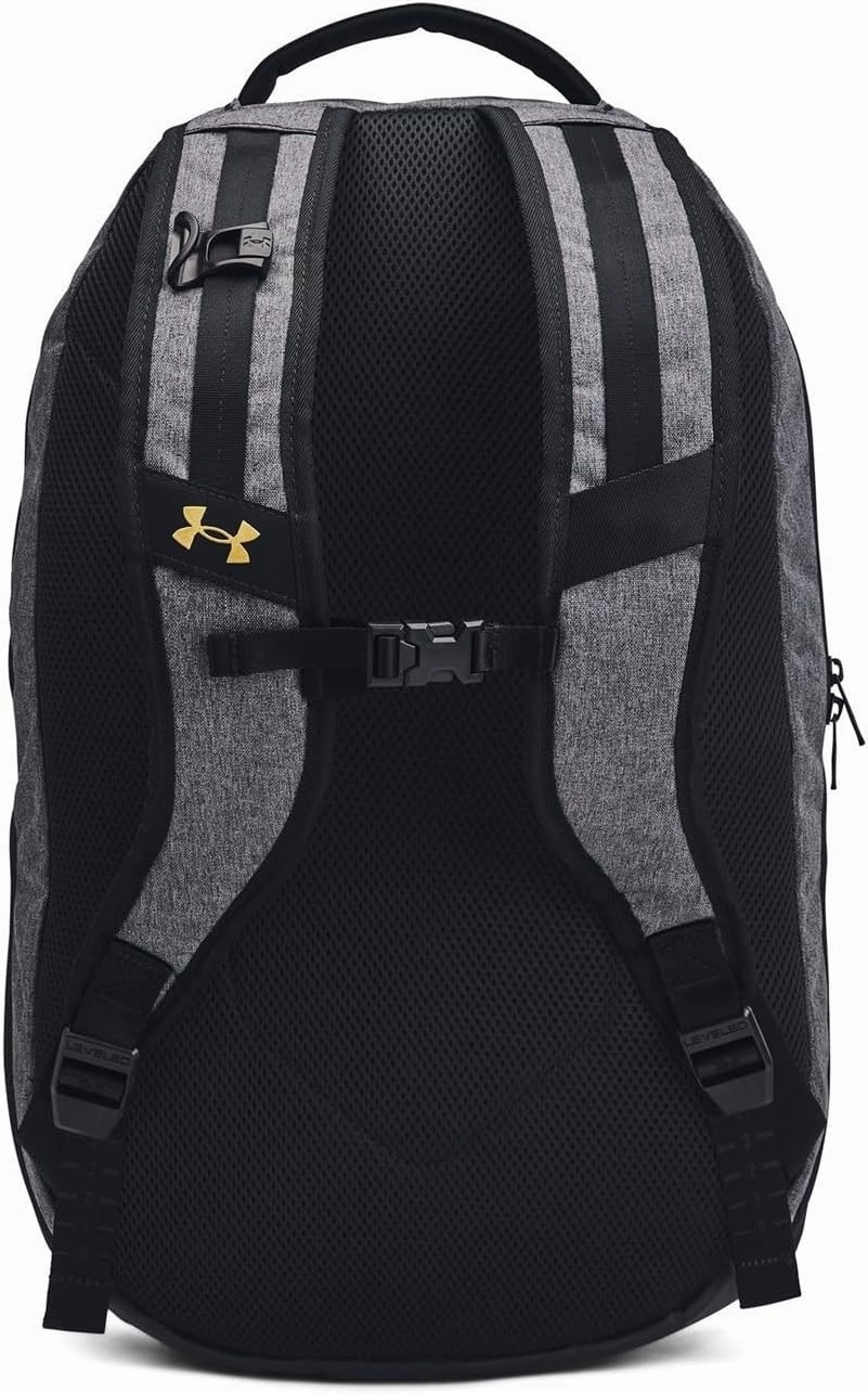 Under Armour Unisex, Hustle 6.0 Pro Backpack (003) Black Full Heather/Black/Black One Size Fits Most
