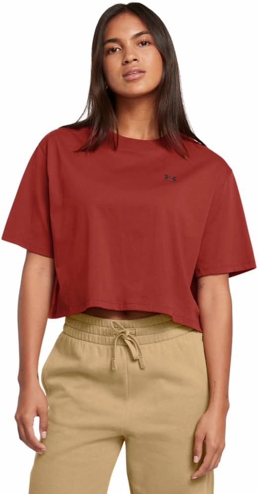 Under Armour Women's Boxy Crop Logo Short Sleeve T Shirt