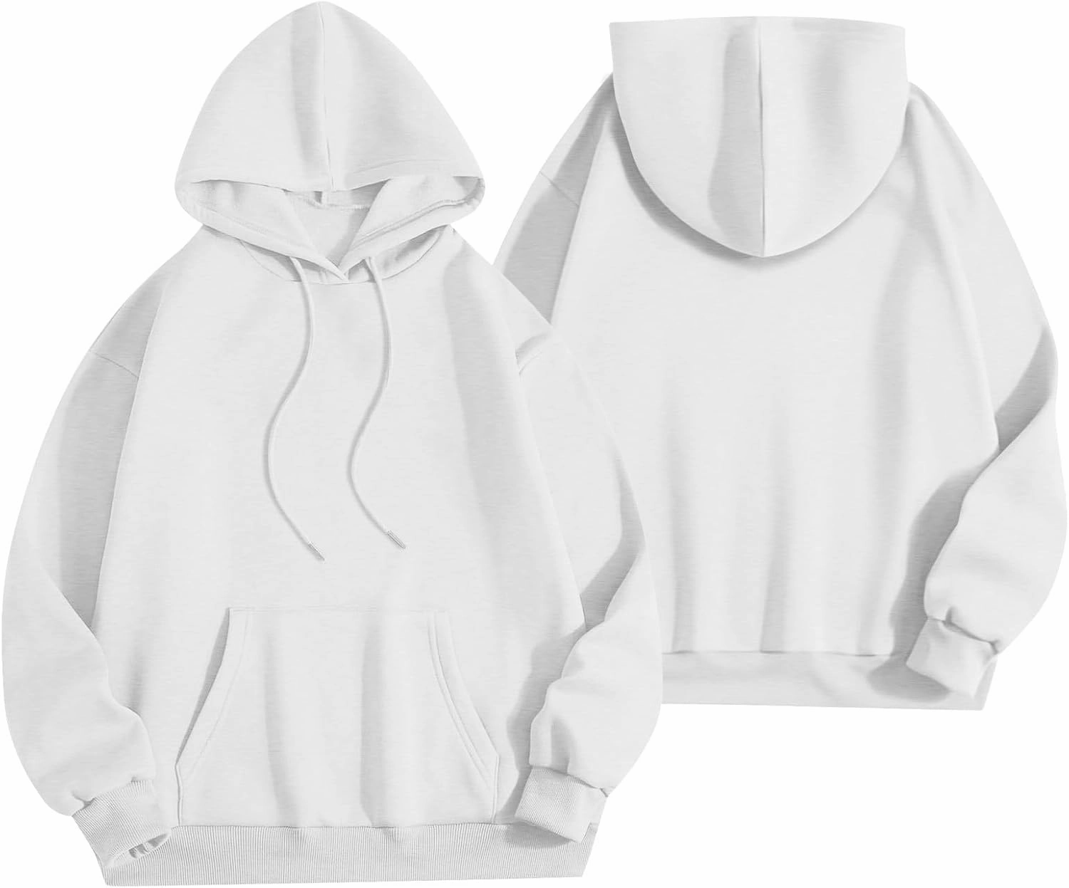 UQRZAU Womens 2 Piece Outfits Hoodie Sweatsuit Sets Oversized Sweatshirt Baggy Fall Fashion Sweatpants