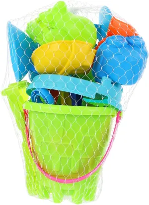 Vaguelly 25-Piece Castle Sand Toys Set for Kids Beach Toys Excavating Tools Colorful Sturdy Summer Play for Toddlers Random Color