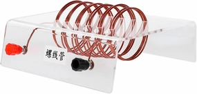 Vaguelly Solenoid Experiment Model for Educational Physics Creative Teaching Tool for Learn Analytical Skills and Hands Abilities Made from