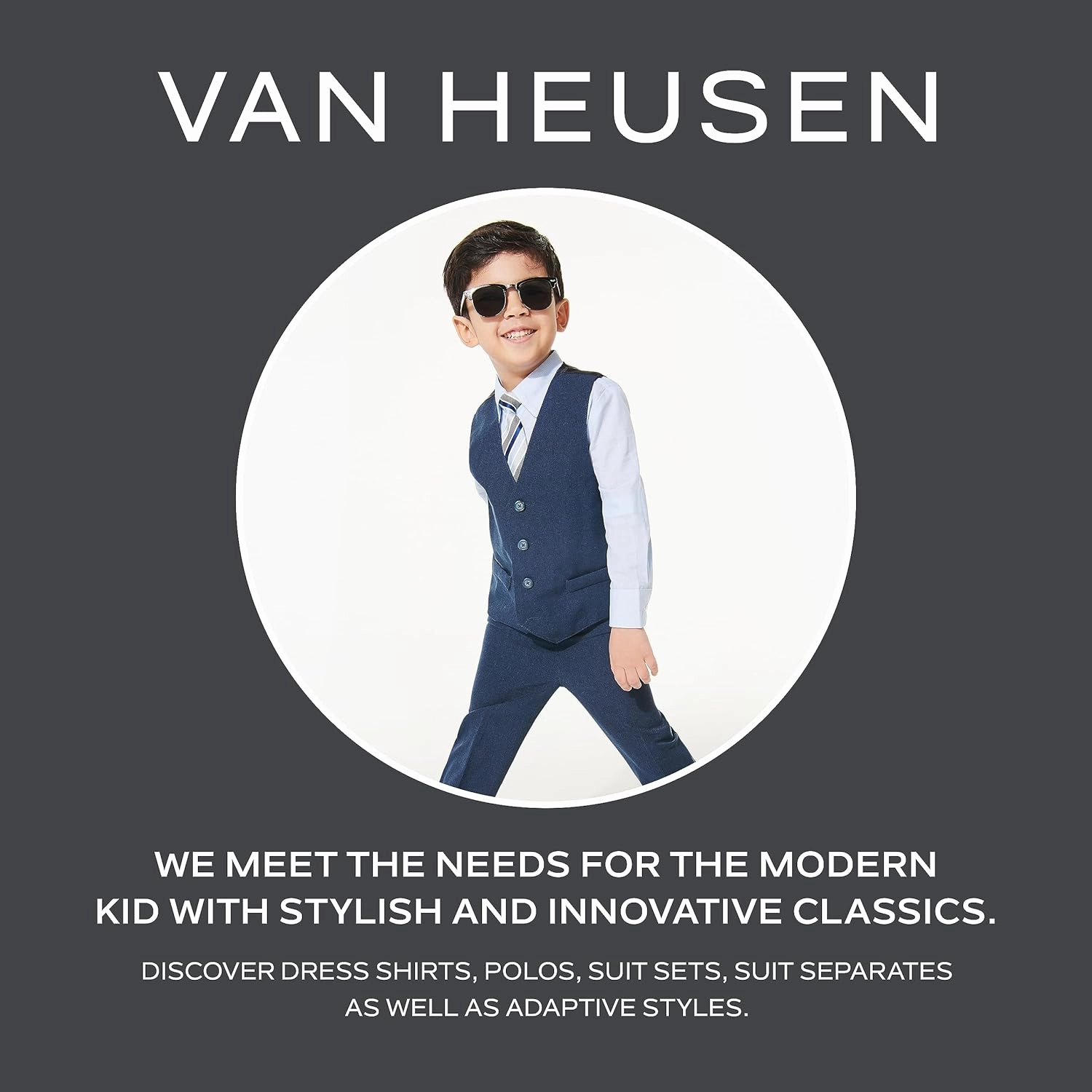 Van Heusen Boys' 2-Piece Formal Suit Set