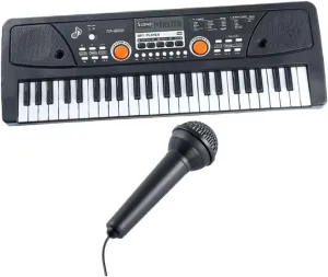 VANZACK 1Set Key Electric Piano for Multifunctional Music Learning with Mic Design present for Boys Piano Plaything for Young Musicians