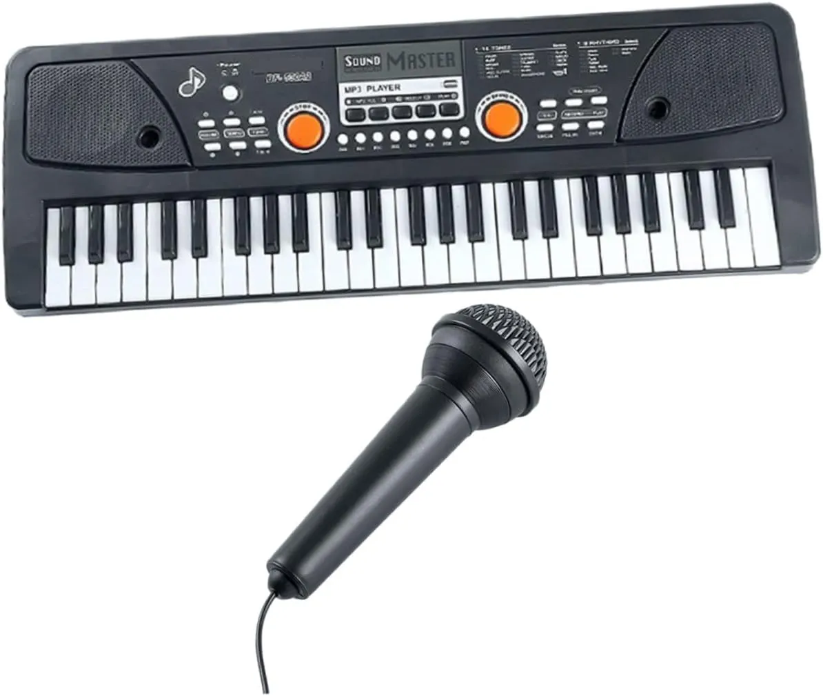 VANZACK 1Set Key Electric Piano for Multifunctional Music Learning with Mic Design present for Boys Piano Plaything for Young Musicians