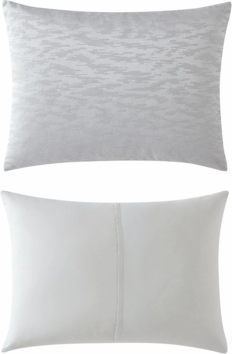 Vera Wang - King Comforter Set, Luxury Bedding Set with Matching Shams, Chic Room Essentials (Illusion Grey, King)