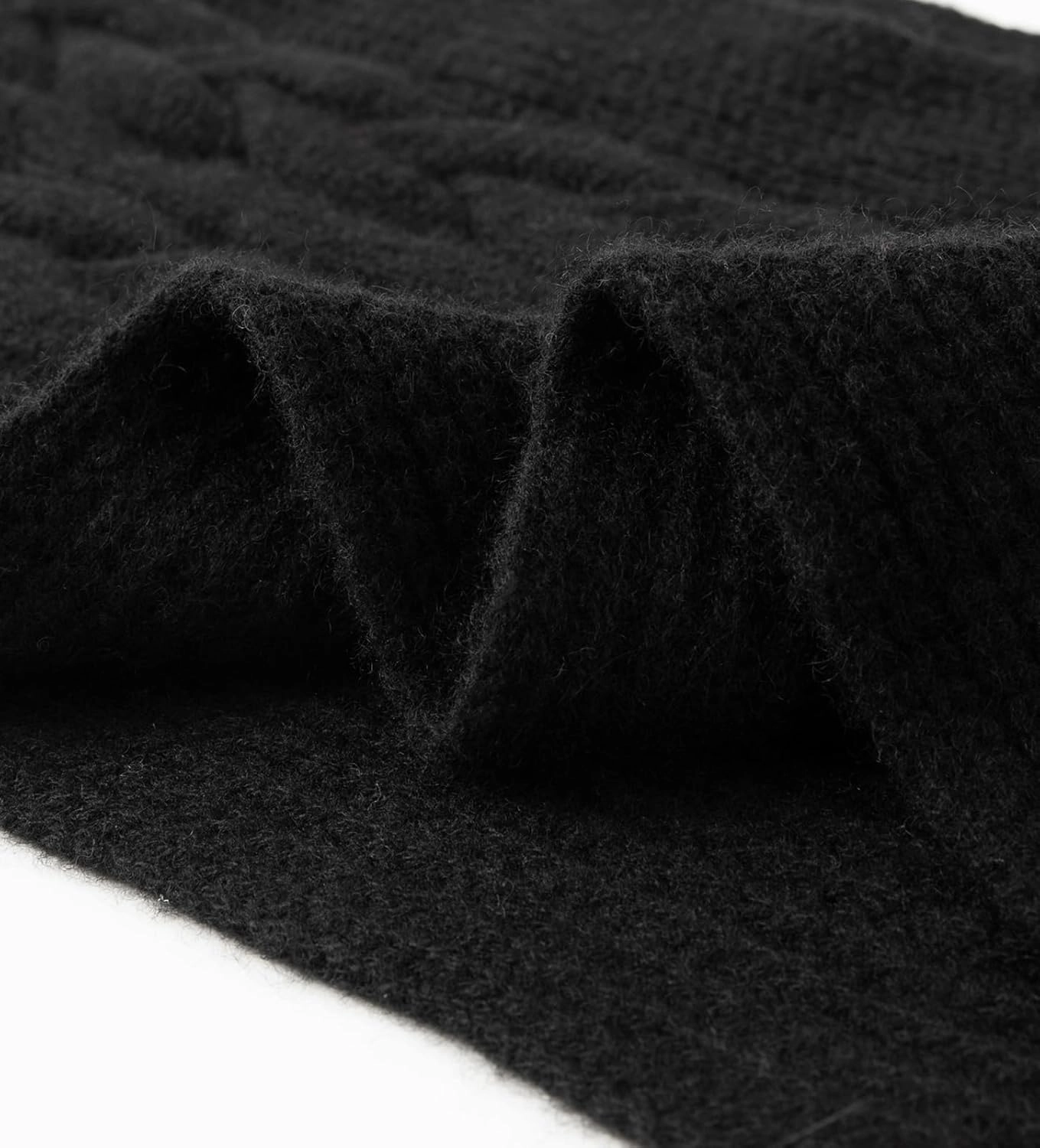 Villand Women's 3 Piece 100% Pure Cashmere Scarf Hat & Gloves Set, Cable Knitted Winter Set with Gift Box