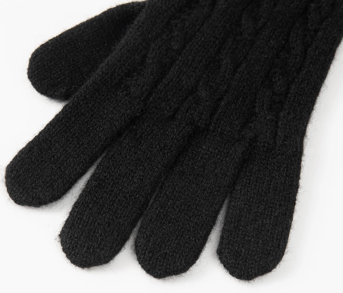 Villand Women's 3 Piece 100% Pure Cashmere Scarf Hat & Gloves Set, Cable Knitted Winter Set with Gift Box