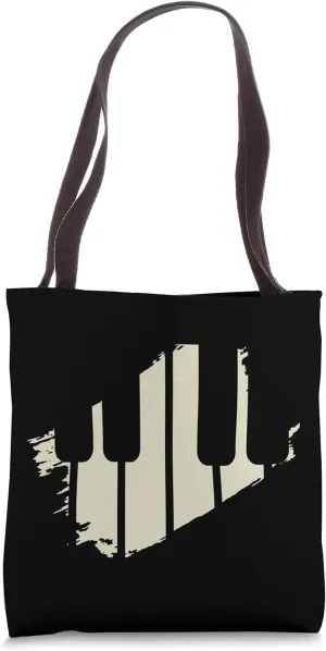 Vintage Piano Retro Graphic Pianist Hobby Music Women Men Tote Bag