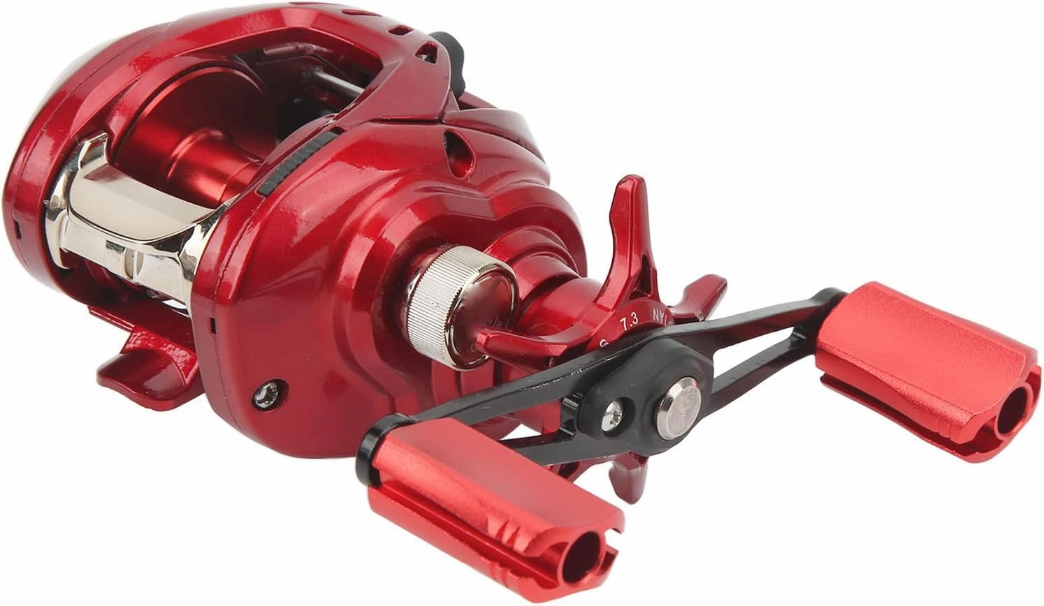 Water Drop Lure Fishing Reel, High Strength Metal High Speed Ratio Tapered Outlet Hole Low Friction Distortion Resistance Fishing Reel for Riverside