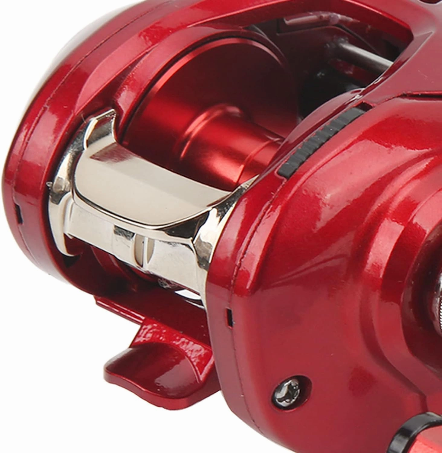 Water Drop Lure Fishing Reel, High Strength Metal High Speed Ratio Tapered Outlet Hole Low Friction Distortion Resistance Fishing Reel for Riverside