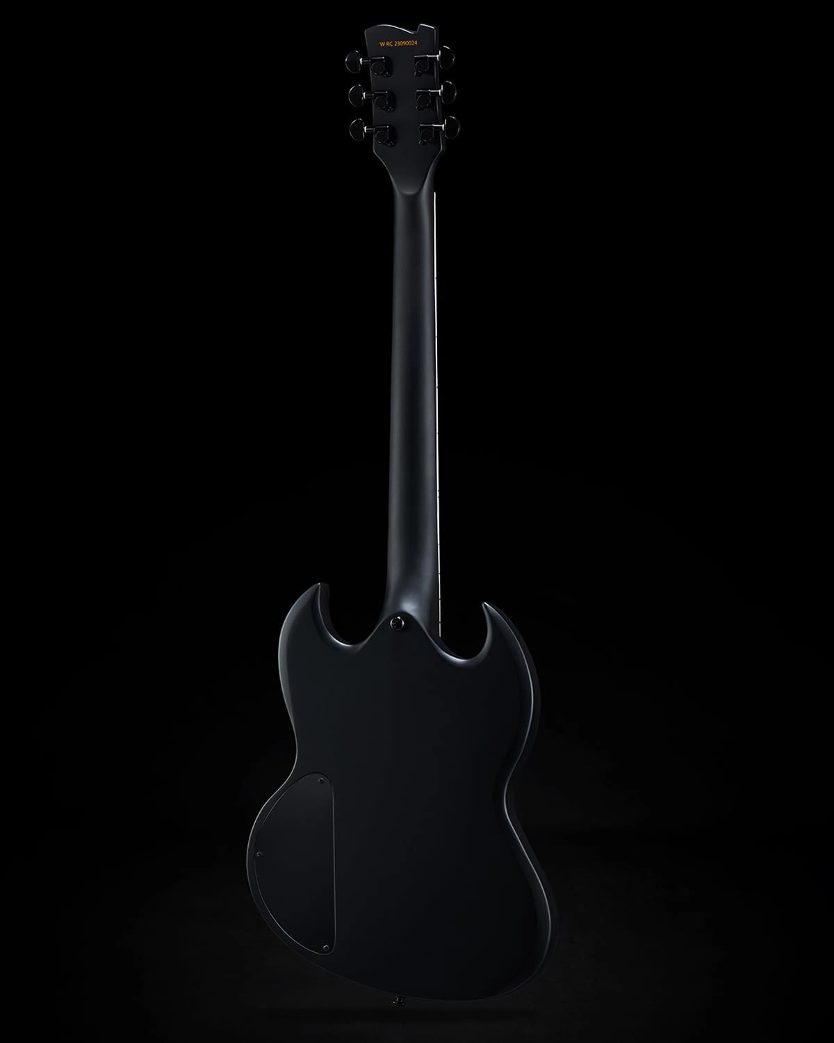 WestCreek RACER Solid Body Electric Guitar, Double Cut guitar, Rounded End Frets, Bone nut, Rosewood Fingerboard, Mahogany Body (Matte Black)