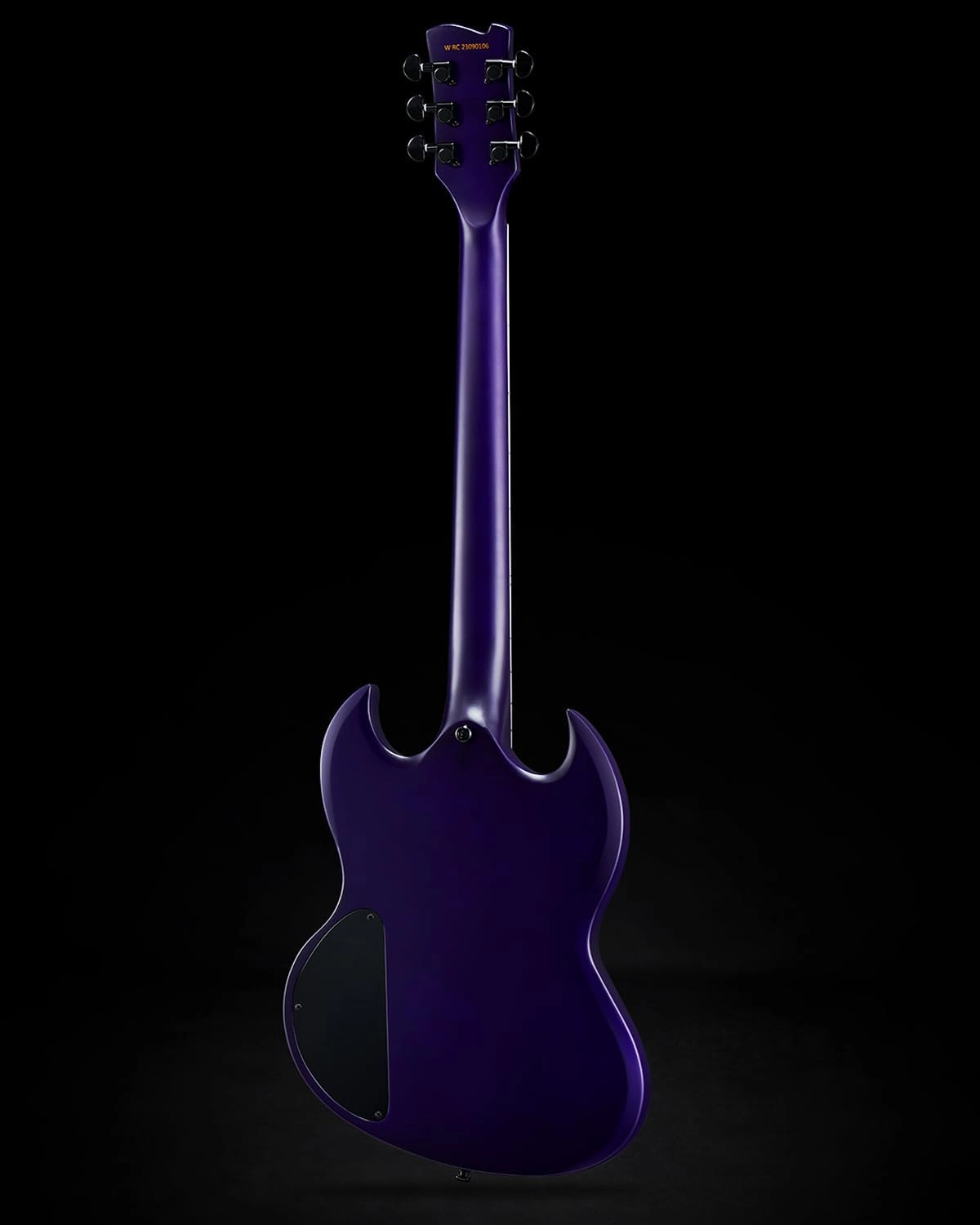 WestCreek RACER Solid Body Electric Guitar, Double Cut guitar, Rounded End Frets, Bone nut, Rosewood Fingerboard, Mahogany Body (Matte Purple)