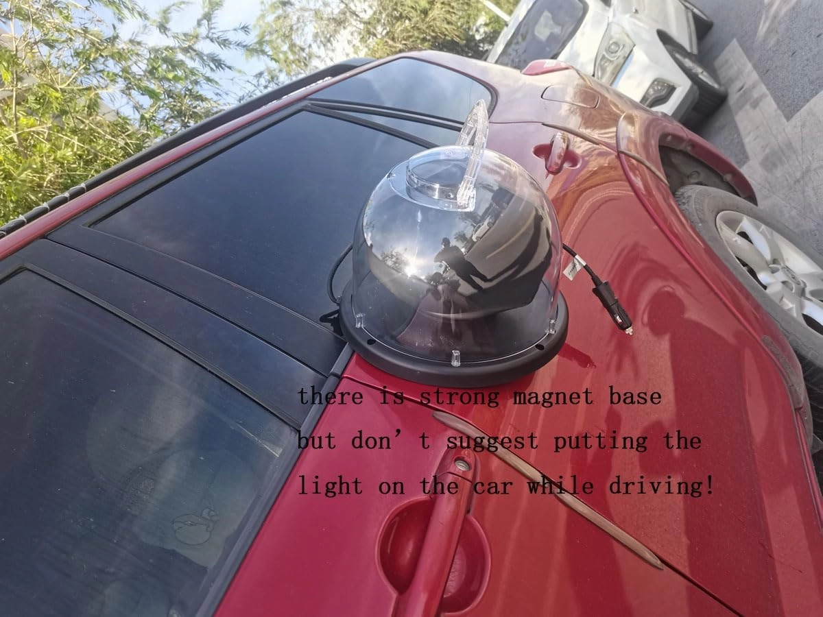White 8 Inch 50w Led Search Light Remote Control 360 Degrees Rotating Waterproof 9-32v with Magnetic Base Led Work Light Spot Driving Lights Fog Lights for Hunting Camping Offroad Truck Boat Fishing