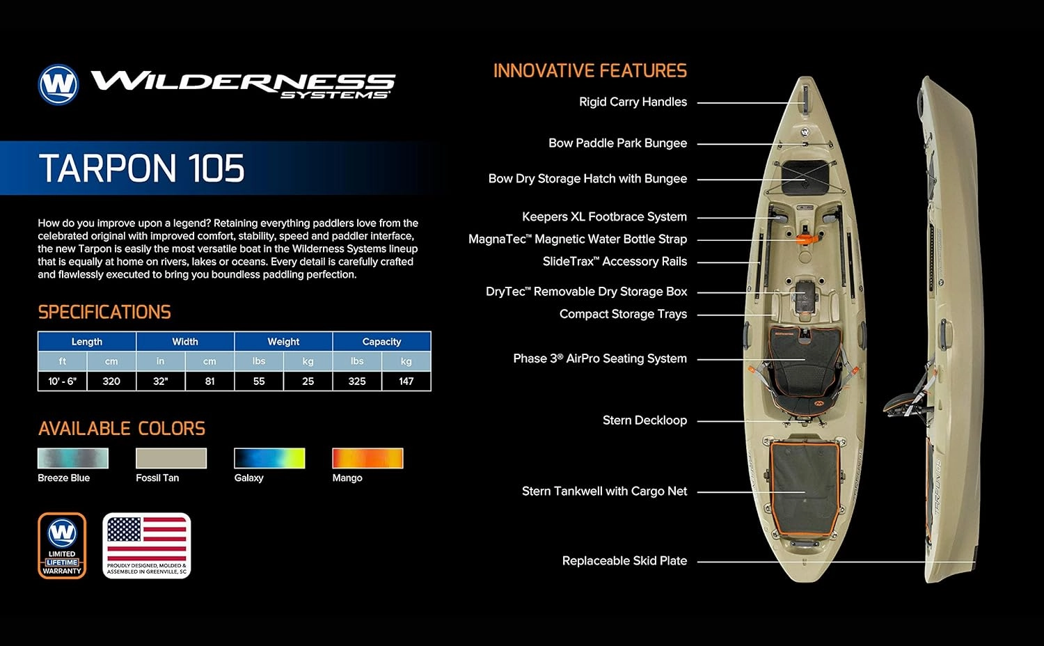 Wilderness Systems Tarpon 105