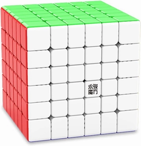 Willking YJ Yushi 2M 6X6 Magnetic Speed Cube Stickerless Yongjun 2M 6x6x6 Magnetic Magic Cube Puzzle 65mm