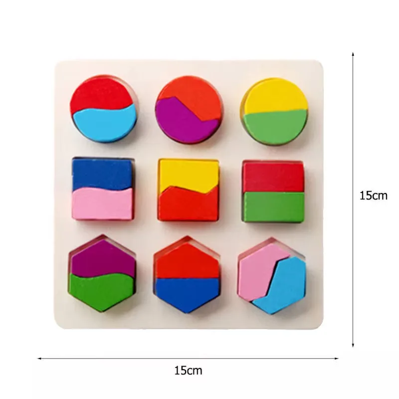 Wooden Alphabet and Number Shape Matching Puzzle Board for Early Childhood Education - 3D Educational Toy for Preschool Development