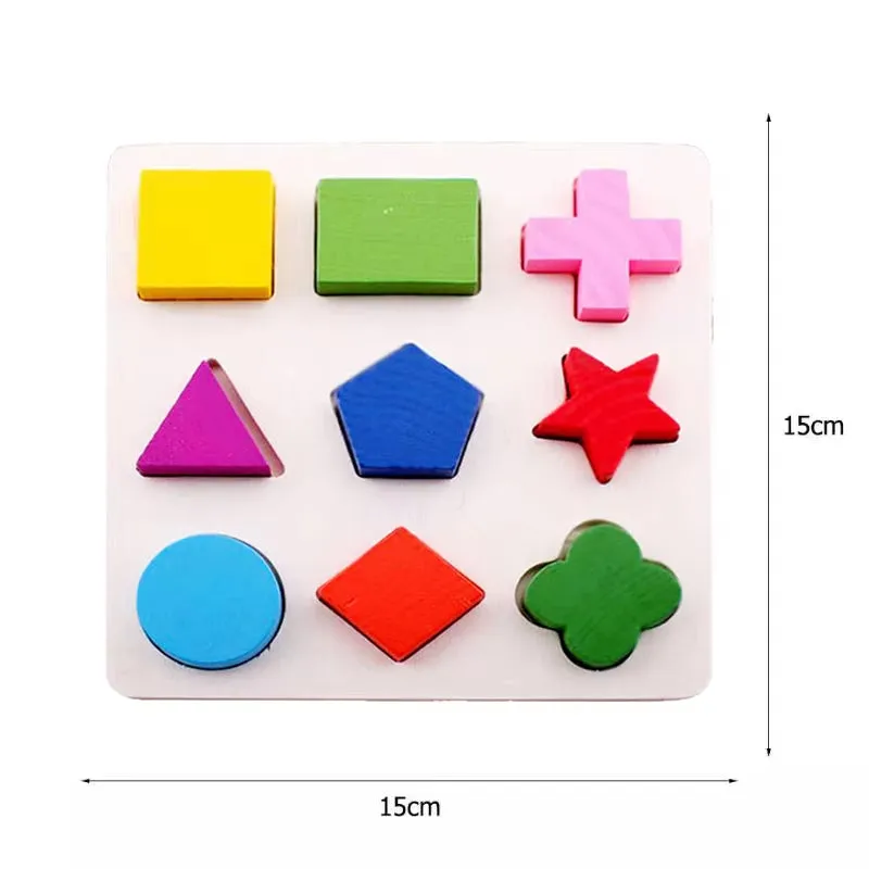 Wooden Alphabet and Number Shape Matching Puzzle Board for Early Childhood Education - 3D Educational Toy for Preschool Development