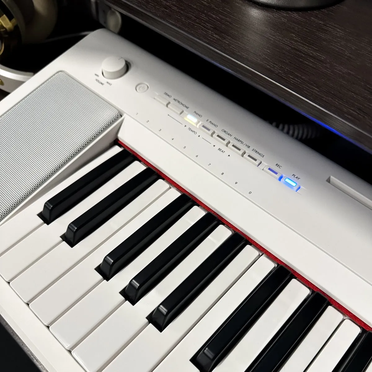 Yamaha Piaggero NP-15 61-Key Portable Keyboard - White BONUS PAK