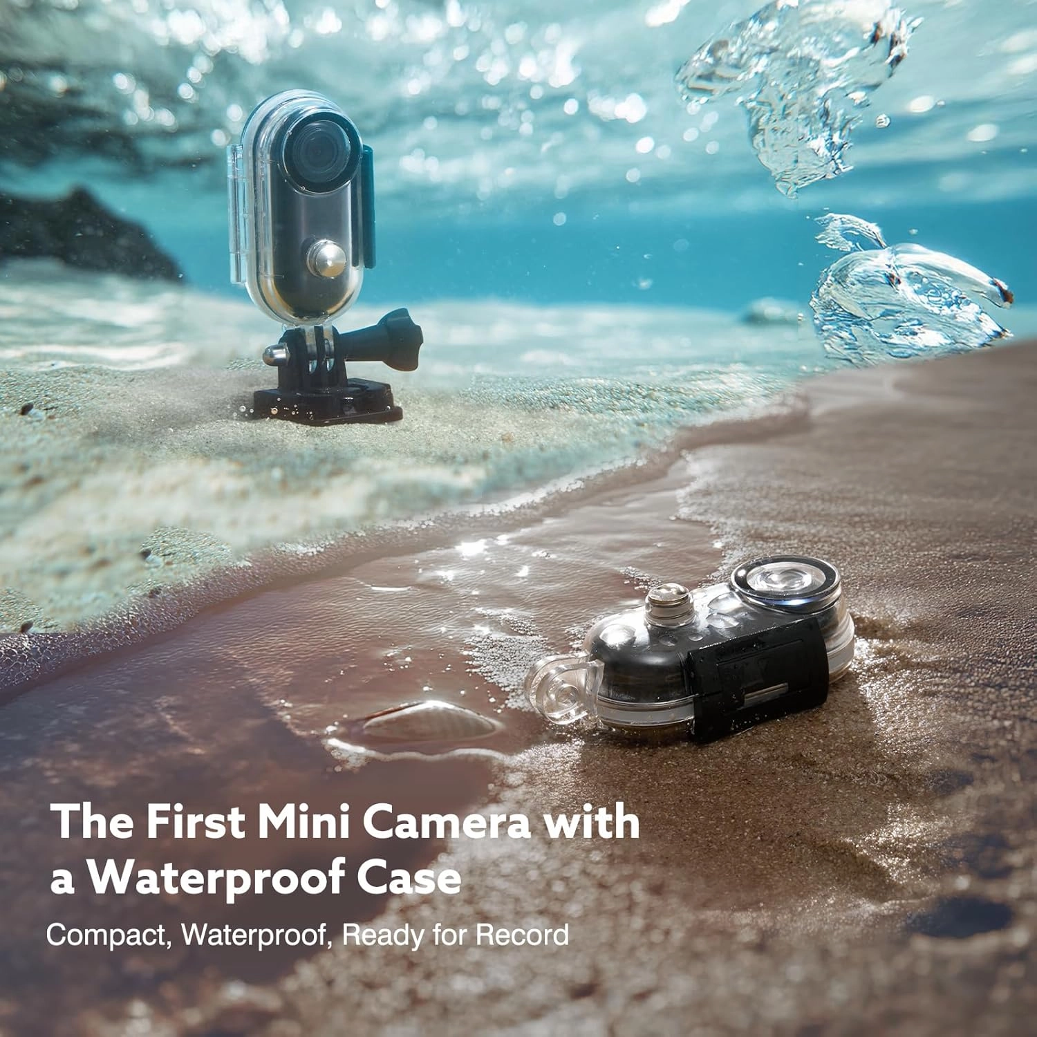 Z10 4K Action Camera, 128GB Wearable Sports Camera with Waterproof Case, Magnetic Clip, and Quick-Mount Accessories, Small Body Cam for Cycling, Diving, Travel, and Outdoor Adventures