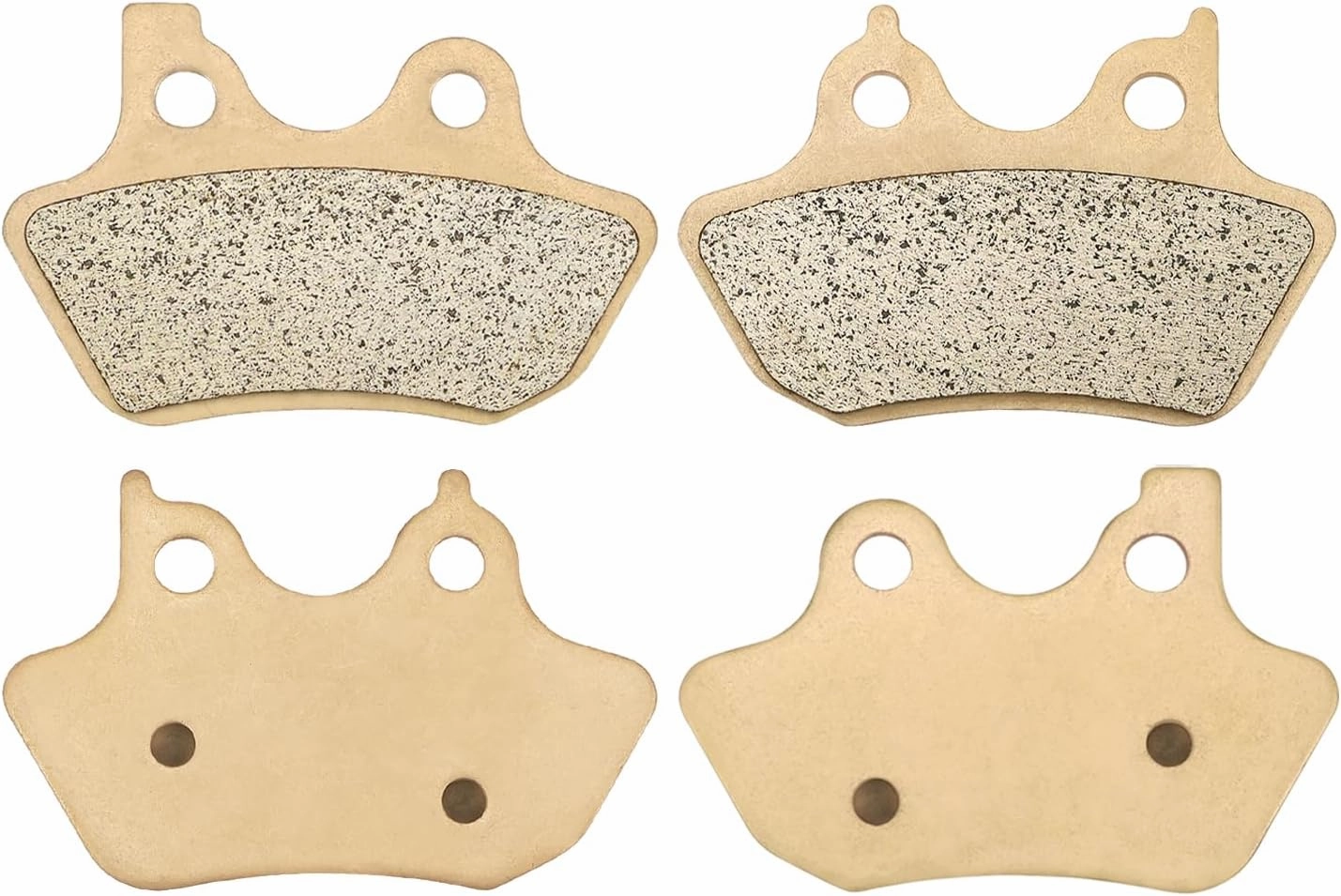 ZICOO Sintered Front & Rear Brake Pads for Harley Davidson Electra Glide Road King Road Glide Dyna Low Rider Fatboy Heritage Softail Night Train Wide Glide