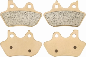 ZICOO Sintered Front & Rear Brake Pads for Harley Davidson Electra Glide Road King Road Glide Dyna Low Rider Fatboy Heritage Softail Night Train Wide Glide